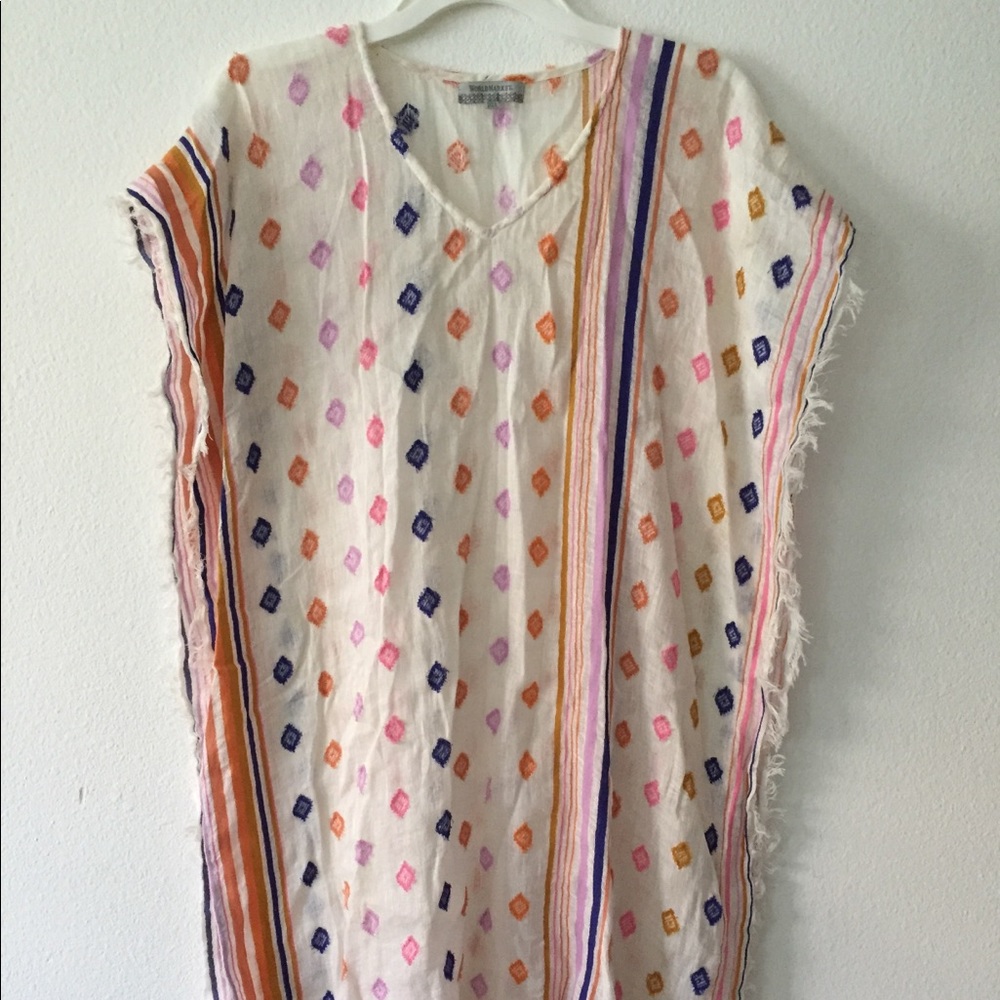 Multicolored Beach Cover Up